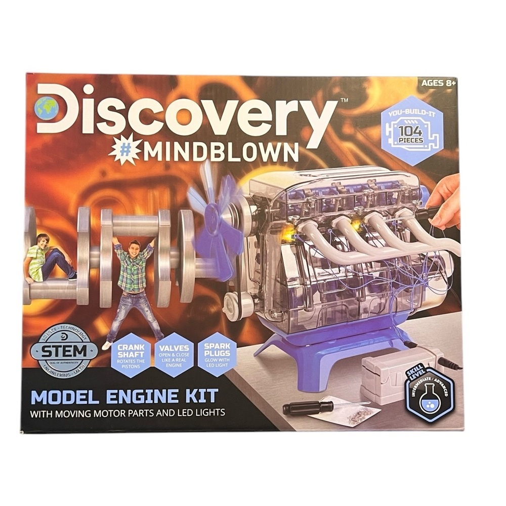 Discovery Mindblown Model Engine Kit. Never unboxed. Age 8+ - Picture 13 of 14